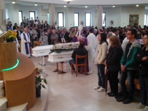 Funerali Belgrano e Lasaponara Chiesa Santa Famiglia