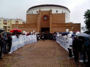 Incidente mongolfiera Studenti materani ai funerali di Belgrano e Lasaponara